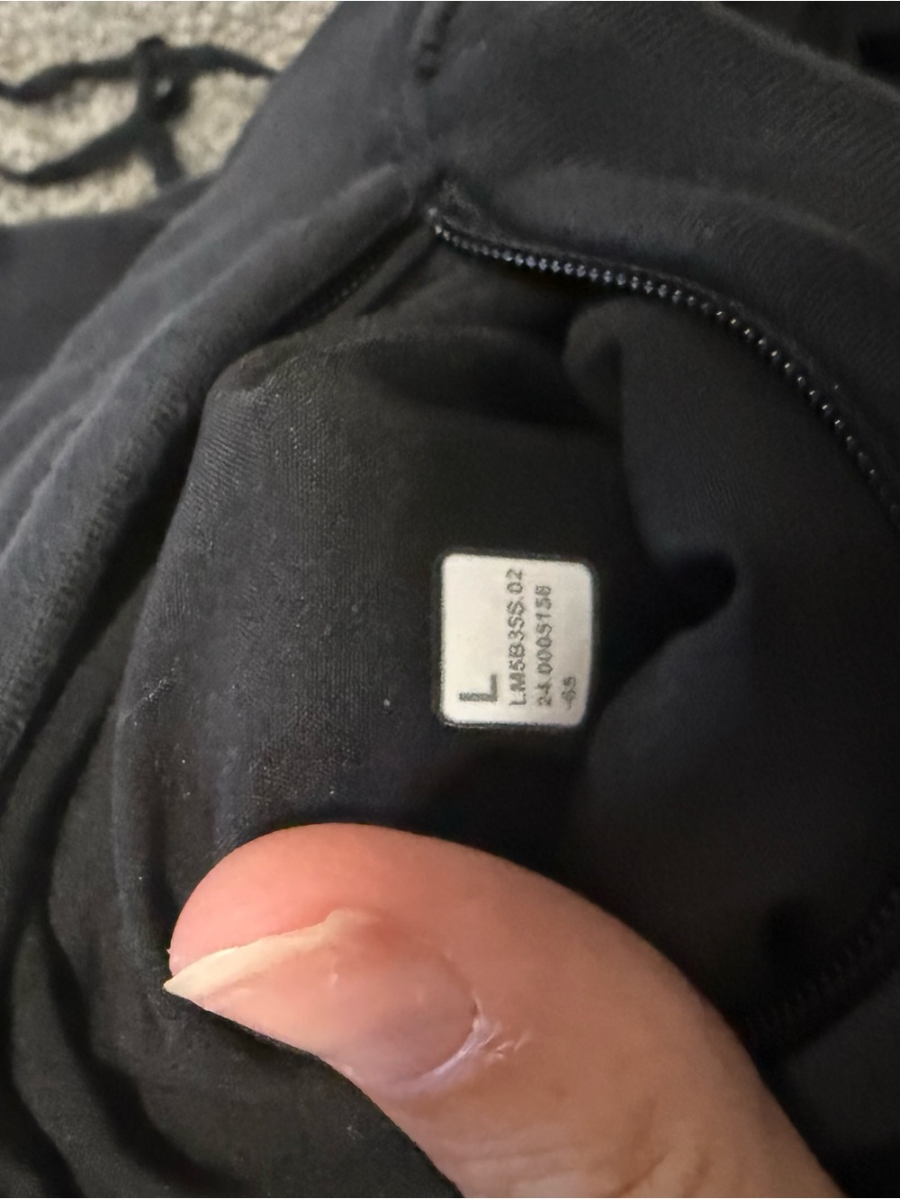 Lululemon Black Drawstring Sweatpants Sz L - Picture 5 of 5